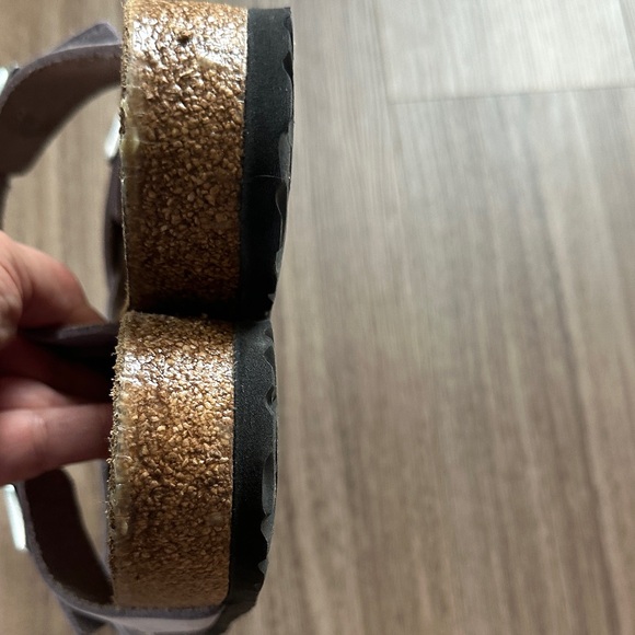 Birkenstock Double-Strap Sandals in Light lavender Suede - Picture 6 of 8